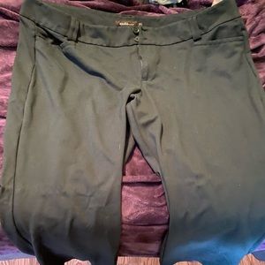 Torrid dark green slacks